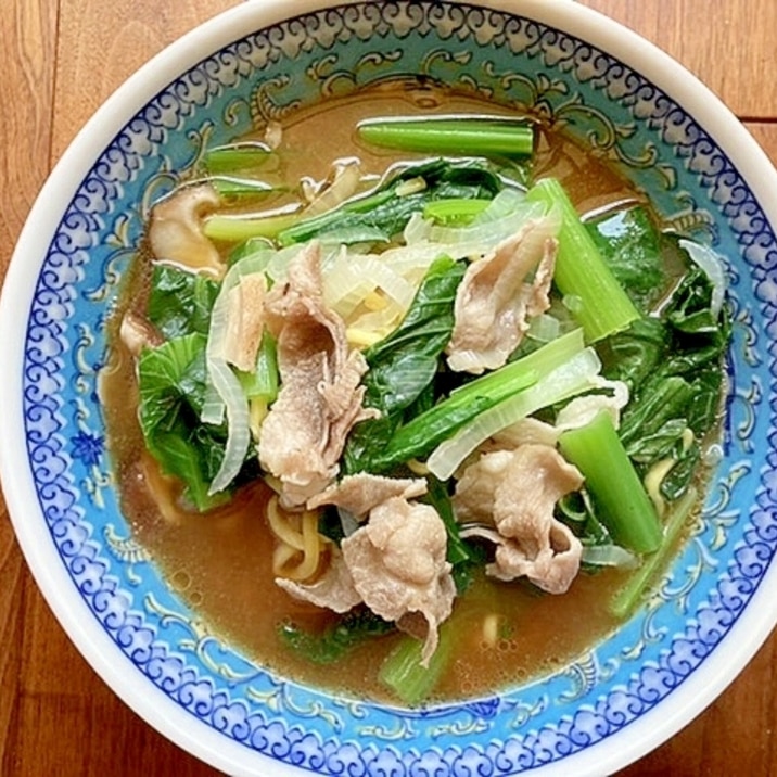 袋麺で!野菜たっぷり味噌ラーメン